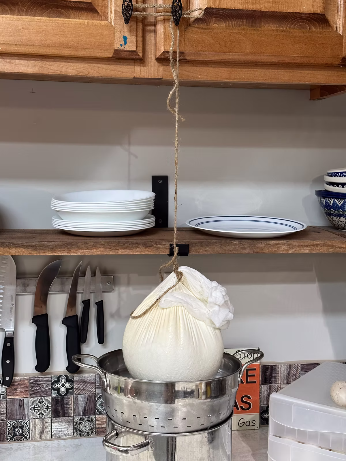 Clabber hanging to become quark